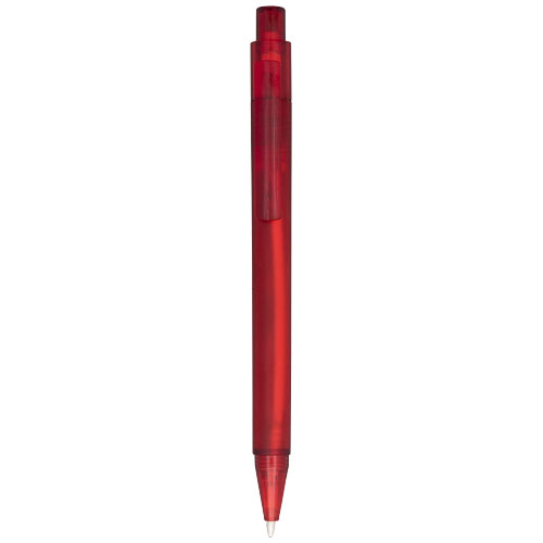 Calypso Frosted Ballpoint Pen - Frosted Red