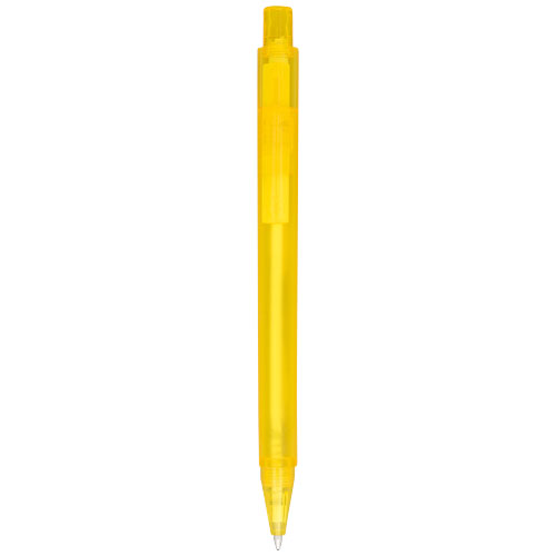 Calypso Frosted Ballpoint Pen - Frosted Yellow