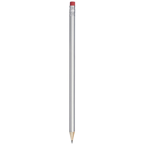 Pricebuster Pencil With Coloured Barrel - Silver