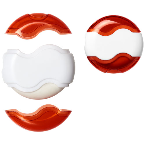 Wave Sharpener And Eraser - White, Red