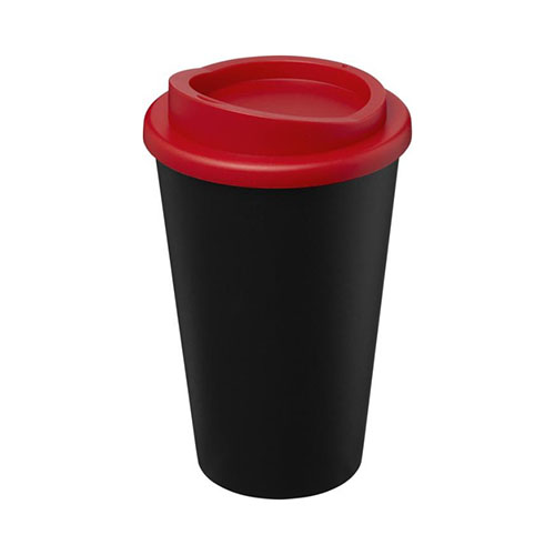 Americano Eco 350 ml Recycled Tumbler - Black, Red