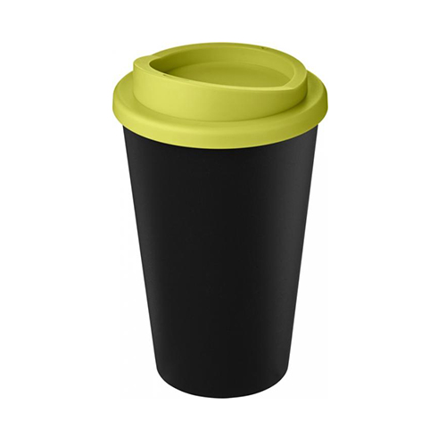 Americano Eco 350 ml Recycled Tumbler - Black, Lime