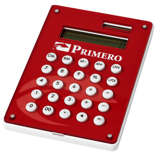 Cyrus Calculator With Full-Colour Branding - White
