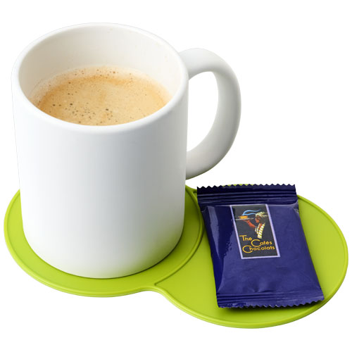Sidekick Plastic Coaster - Lime Green