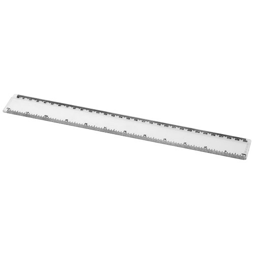 Renzo 30 Cm Plastic Ruler - Transparent Clear