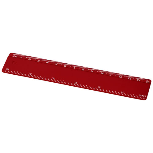 Renzo 15 Cm Plastic Ruler - Red