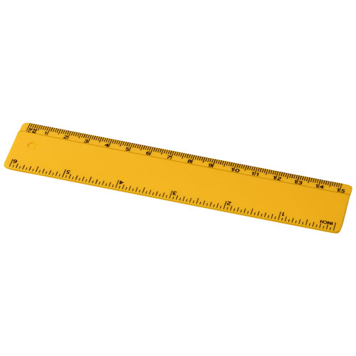 Renzo 15 Cm Plastic Ruler - Yellow