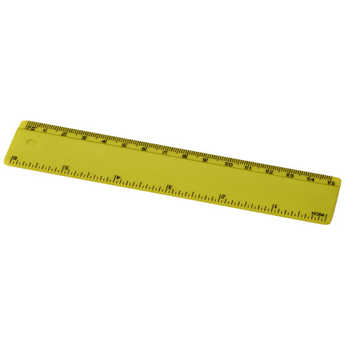 Renzo 15 Cm Plastic Ruler - Lime Green