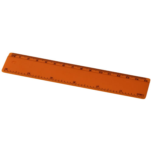 Renzo 15 Cm Plastic Ruler - Orange
