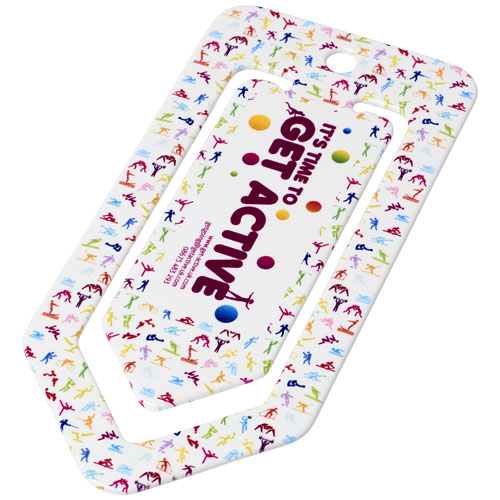 Duko Large Plastic Paper Clip - White