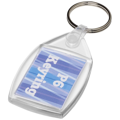 Lita P6 Keychain With Plastic Clip - Transparent Clear