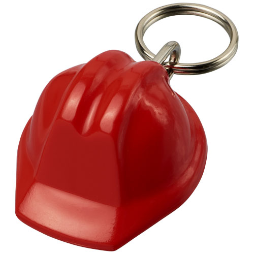 Kolt Hard-Hat-Shaped Keychain - Red
