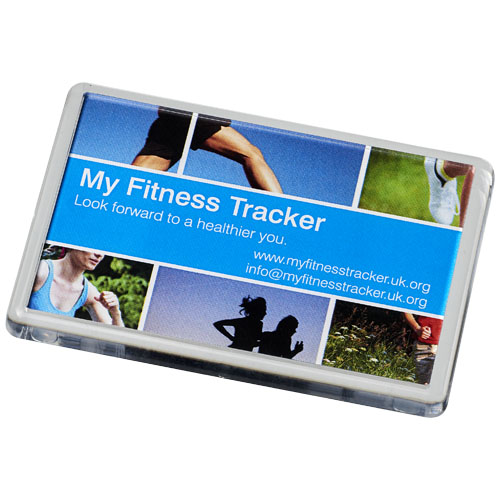 Lure Plastic Fridge Magnet - Transparent Clear