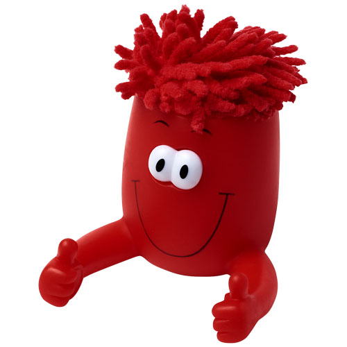 Moptopper Pop-I Phone Stand And Screen Cleaner - Red