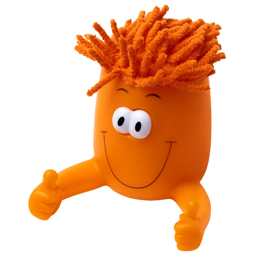 Moptopper Pop-I Phone Stand And Screen Cleaner - Orange