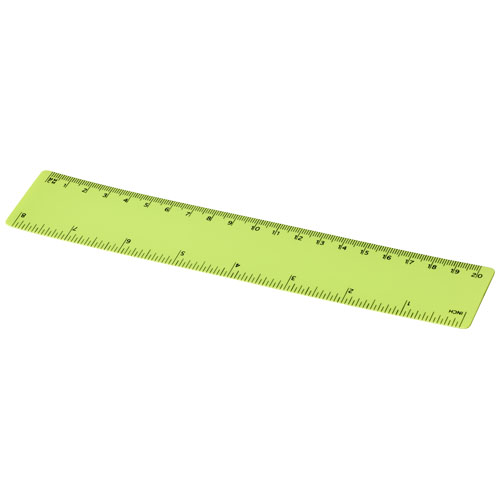 Rothko 20 Cm Plastic Ruler - Lime Green