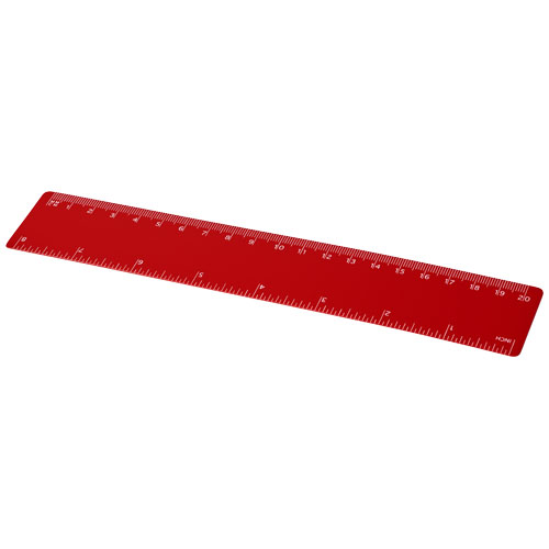 Rothko 20 Cm Plastic Ruler - Red