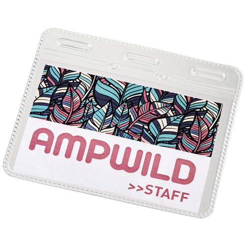 Arell Clear Plastic Id Pouch - Transparent Clear