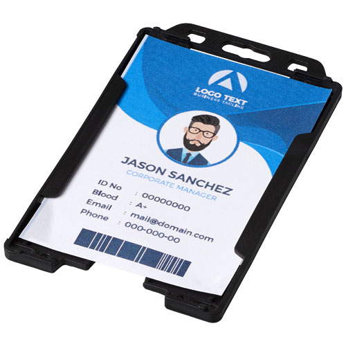 Pierre Transparent Badge Holder - Black
