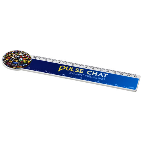 Loki 15 Cm Circle-Shaped Plastic Ruler - White