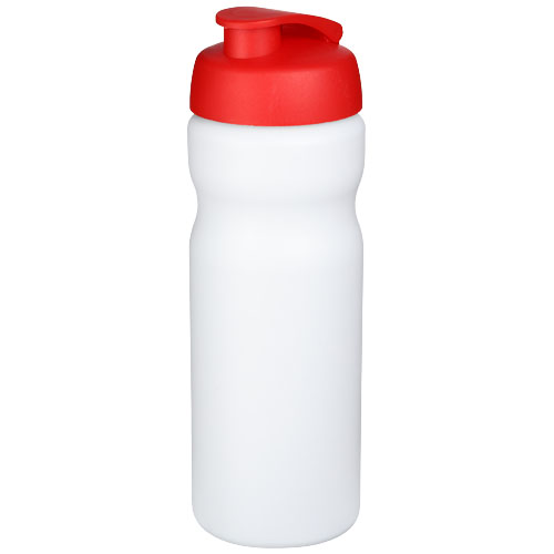 Baseline® Plus 650 ml Flip Lid Sport Bottle - White, Red