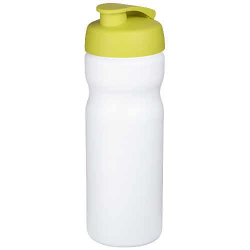Baseline® Plus 650 ml Flip Lid Sport Bottle - White, Lime