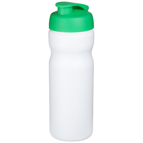 Baseline® Plus 650 ml Flip Lid Sport Bottle - White, Green