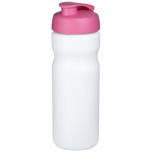Baseline® Plus 650 ml Flip Lid Sport Bottle - White, Pink