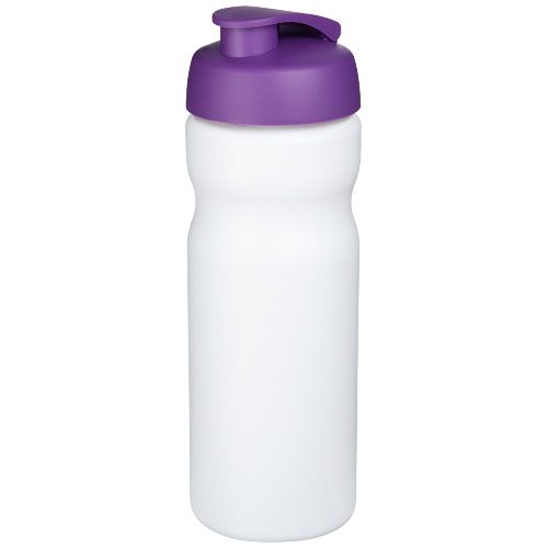 Baseline® Plus 650 ml Flip Lid Sport Bottle - White, Purple
