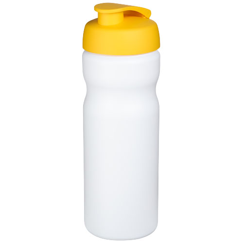 Baseline® Plus 650 ml Flip Lid Sport Bottle - White, Yellow