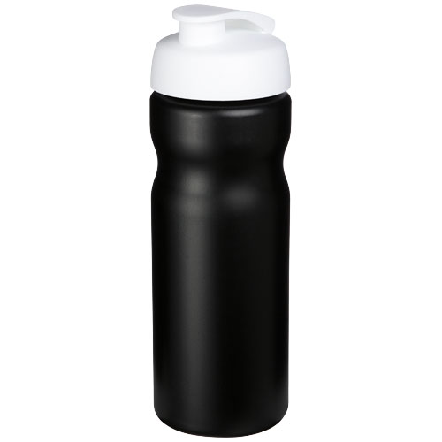 Baseline® Plus 650 ml Flip Lid Sport Bottle - Black, White