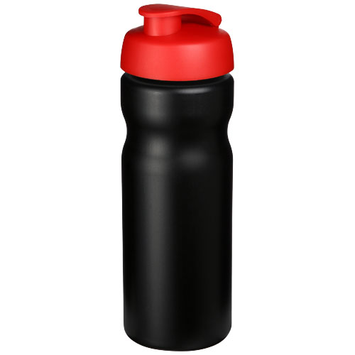 Baseline® Plus 650 ml Flip Lid Sport Bottle - Black, Red