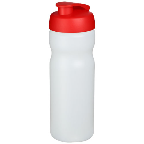 Baseline® Plus 650 ml Flip Lid Sport Bottle - Transparent, Red