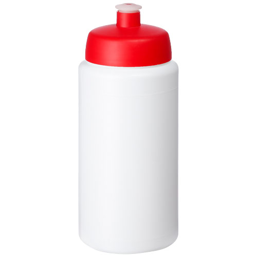 Baseline® Plus Grip 500 ml Sports Lid Sport Bottle - White, Red