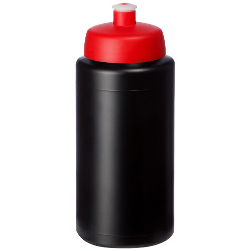 Baseline® Plus Grip 500 ml Sports Lid Sport Bottle - Black, Red