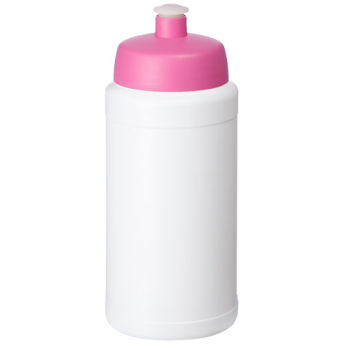 Baseline® Plus 500 ml Bottle With Sports Lid - White, Pink