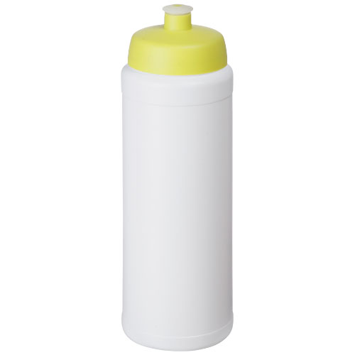 Baseline® Plus Grip 750 ml Sports Lid Sport Bottle - White, Lime