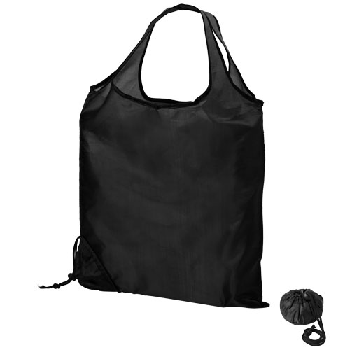 Scrunchy Shopping Tote Bag - Black