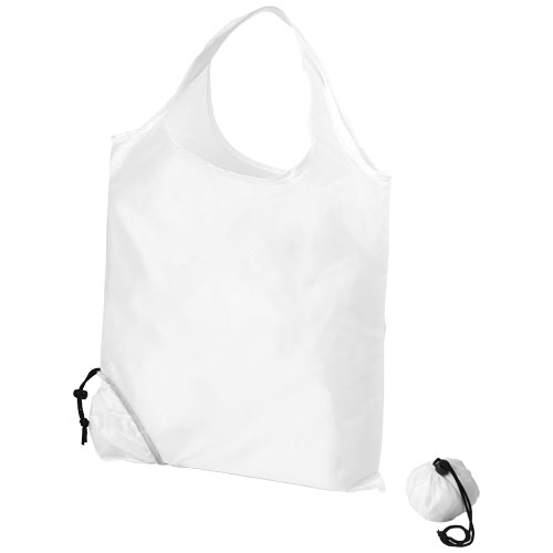 Scrunchy Shopping Tote Bag - White