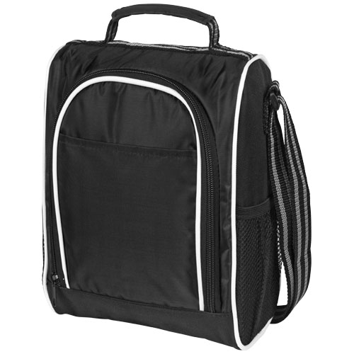 Sporty Insulated Lunch Cooler Bag - Black