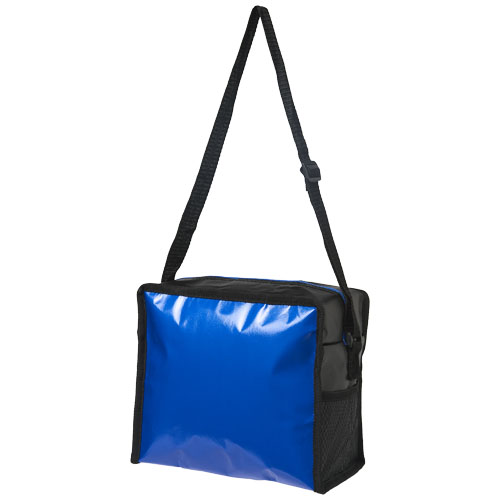 Cool Cube Lunch Cooler Bag With Shoulder Strap - Blue