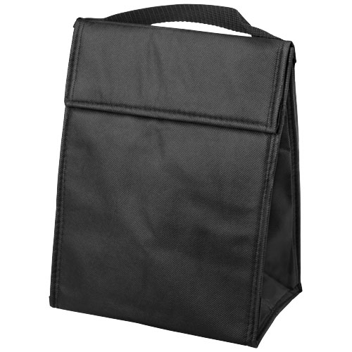 Triangle Non-Woven Lunch Cooler Bag - Black