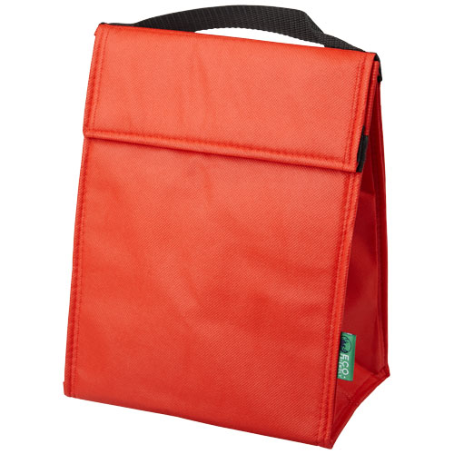 Triangle Non-Woven Lunch Cooler Bag - Red