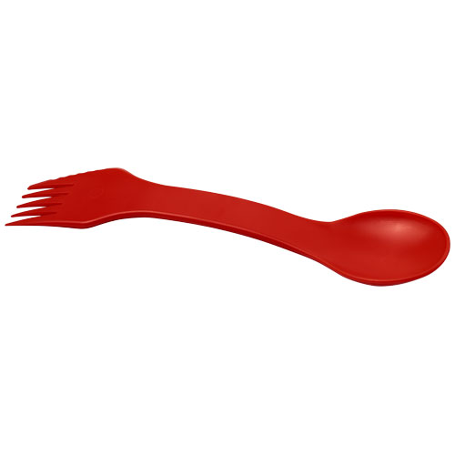Epsy 3-In-1 Spoon, Fork, And Knife - Red