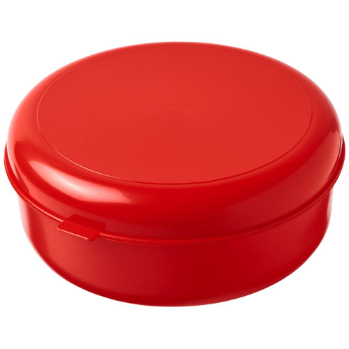 Miku Round Plastic Pasta Box - Red
