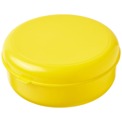 Miku Round Plastic Pasta Box - Yellow