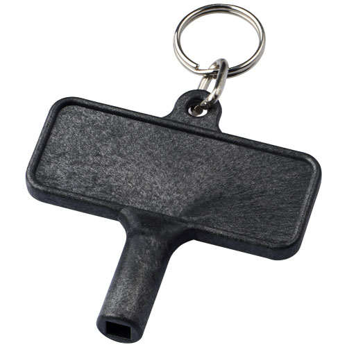 Largo Plastic Radiator Key With Keychain - Black
