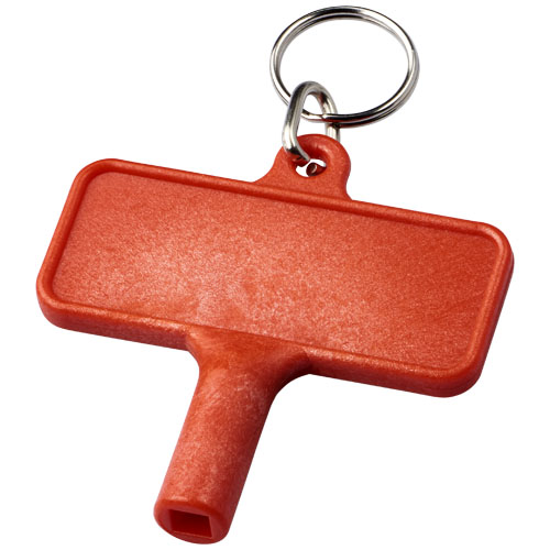 Largo Plastic Radiator Key With Keychain - Red