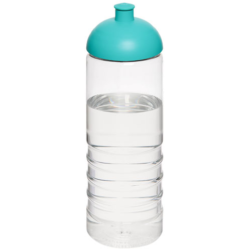 H2O Treble 750 ml Dome Lid Sport Bottle - Transparent, Aqua Blue