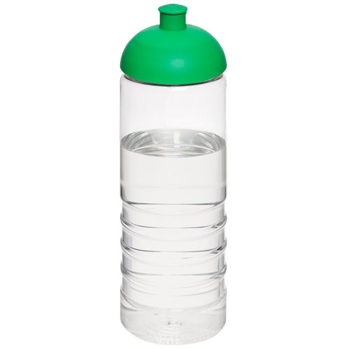 H2O Treble 750 ml Dome Lid Sport Bottle - Transparent, Green